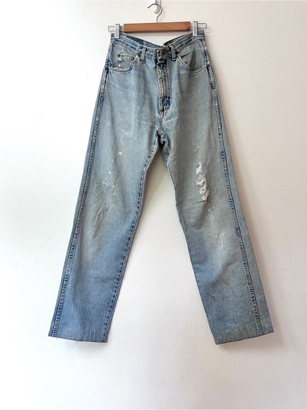 Wrangler Thrashed Workwear Western Jeans